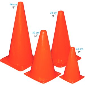 Rigid vinyl cone