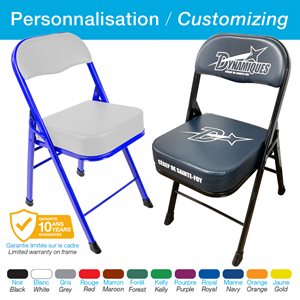 Sideline Chair Custom folding chair - Minimum order 24