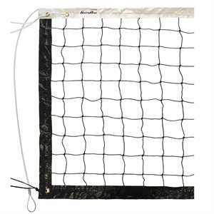 International mini-volleyball net, steel wire tension rope, 20' (6 m)