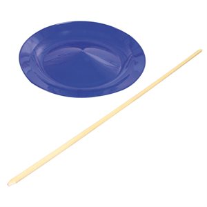 Plastic spinning plate