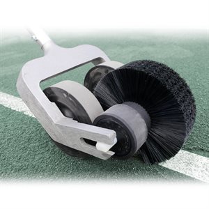 Line sweeper for tennis marking tape