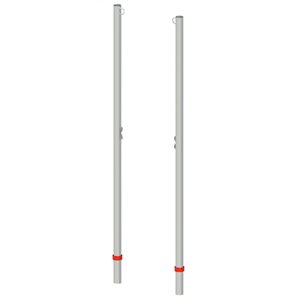 Pair of single steel posts 1.9" (4.8cm)