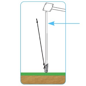 Setting rod for anchors