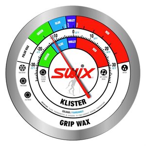 SWIX round wall thermometer