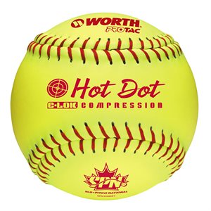 Worth Hot Dot Softball, 12" (30cm)