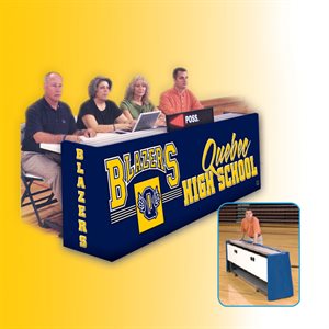 Portable score table with personalized padding