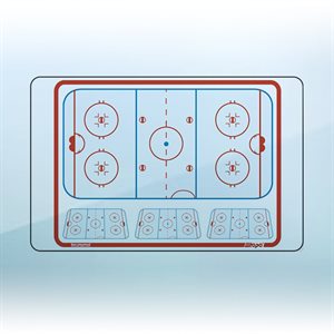 TOPO Sticker hockey tactic board 32" x 24"