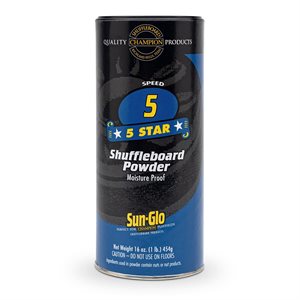 Shuffleboard powder court wax