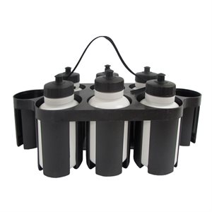 Set of 6 bottles with carrier